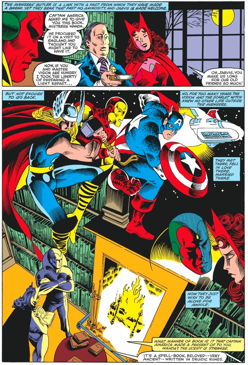 Illustration for article titled The Vision and the Scarlet Witch Had Marvel Comics’ Most Fucked-Up Superhero Romance